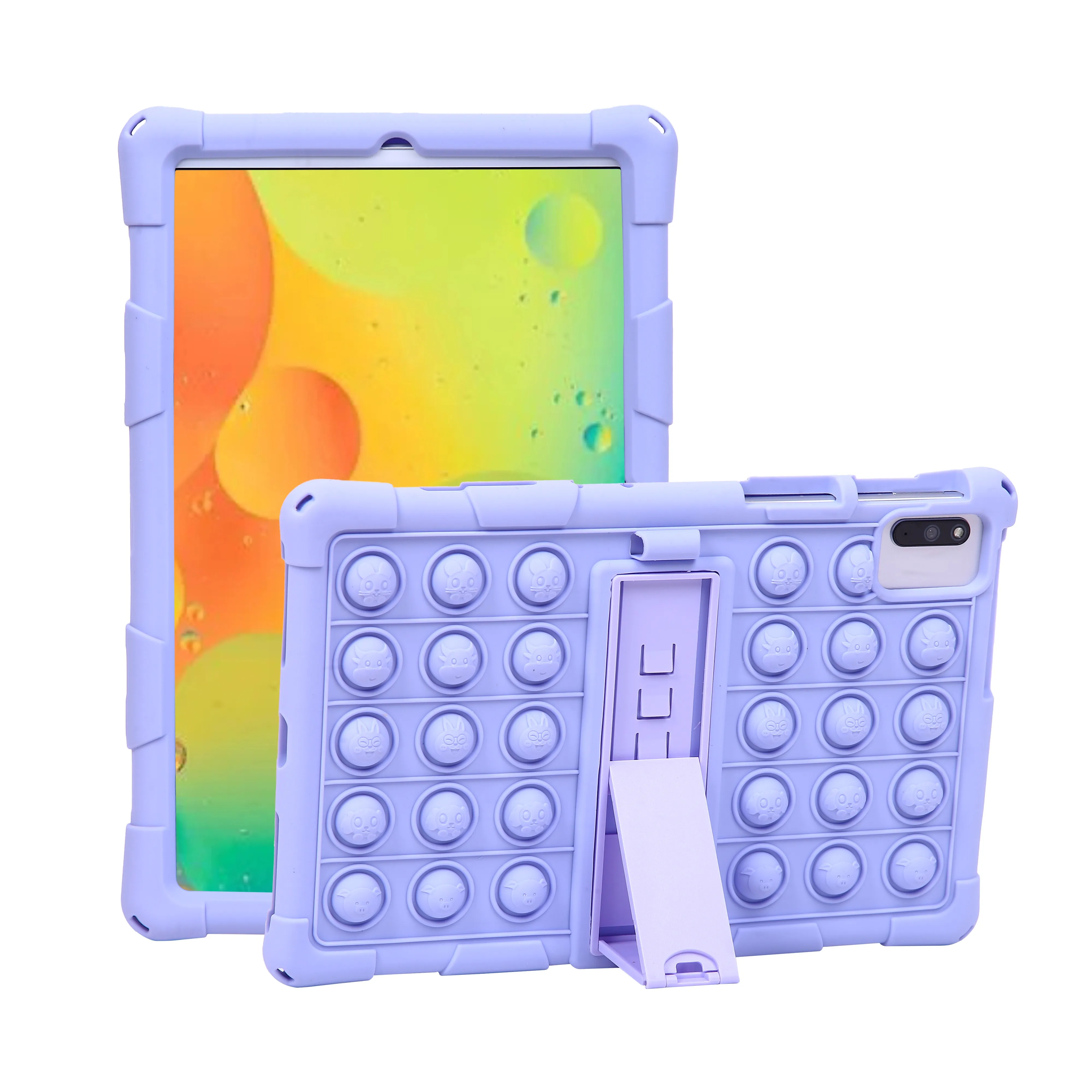 

Case For Samsung Galaxy Tab A7 Lite 8.7 SM-T220 T225 A 8.0 T290 S7 T870 S8 X700 Shockproof Protect Kickstand Cover Kids Funda