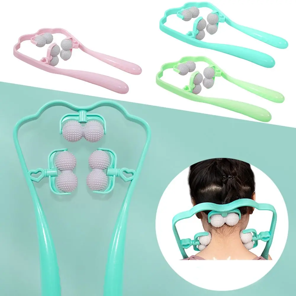 

New Deep Tissue Shoulder Relieve Pressure Neck Massager Roller Massage Tool Neck