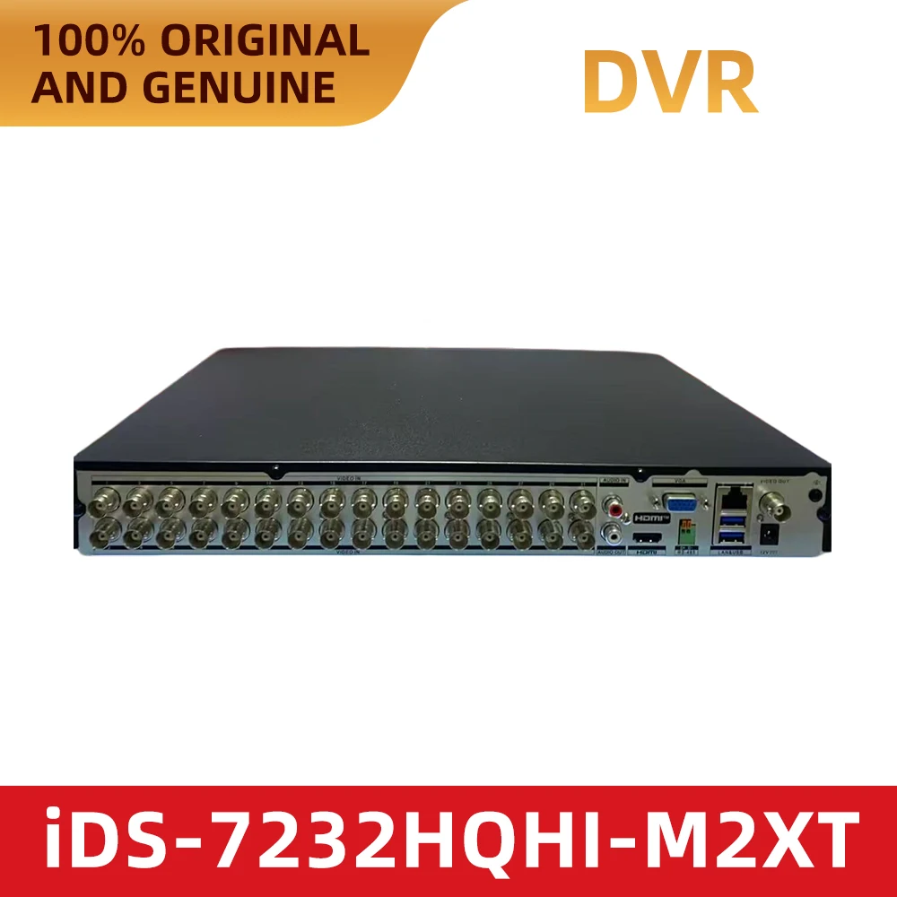 Фото Оригинальный гибридный видеорегистратор Hikvision iDS-7232HQHI-M2/XT на 32 канала с технологией AcuSense, 2 слота для жестких дисков №2