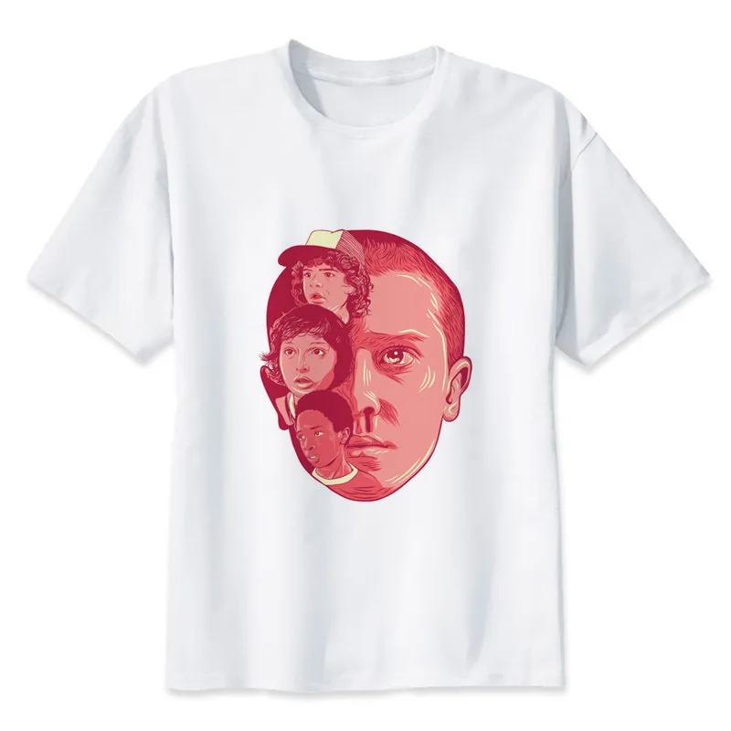 

Stranger Thing T Shirt Men Cartoon 2018 Cool Funny White Tshirt Print T-shirt Men Tees Mmr2587