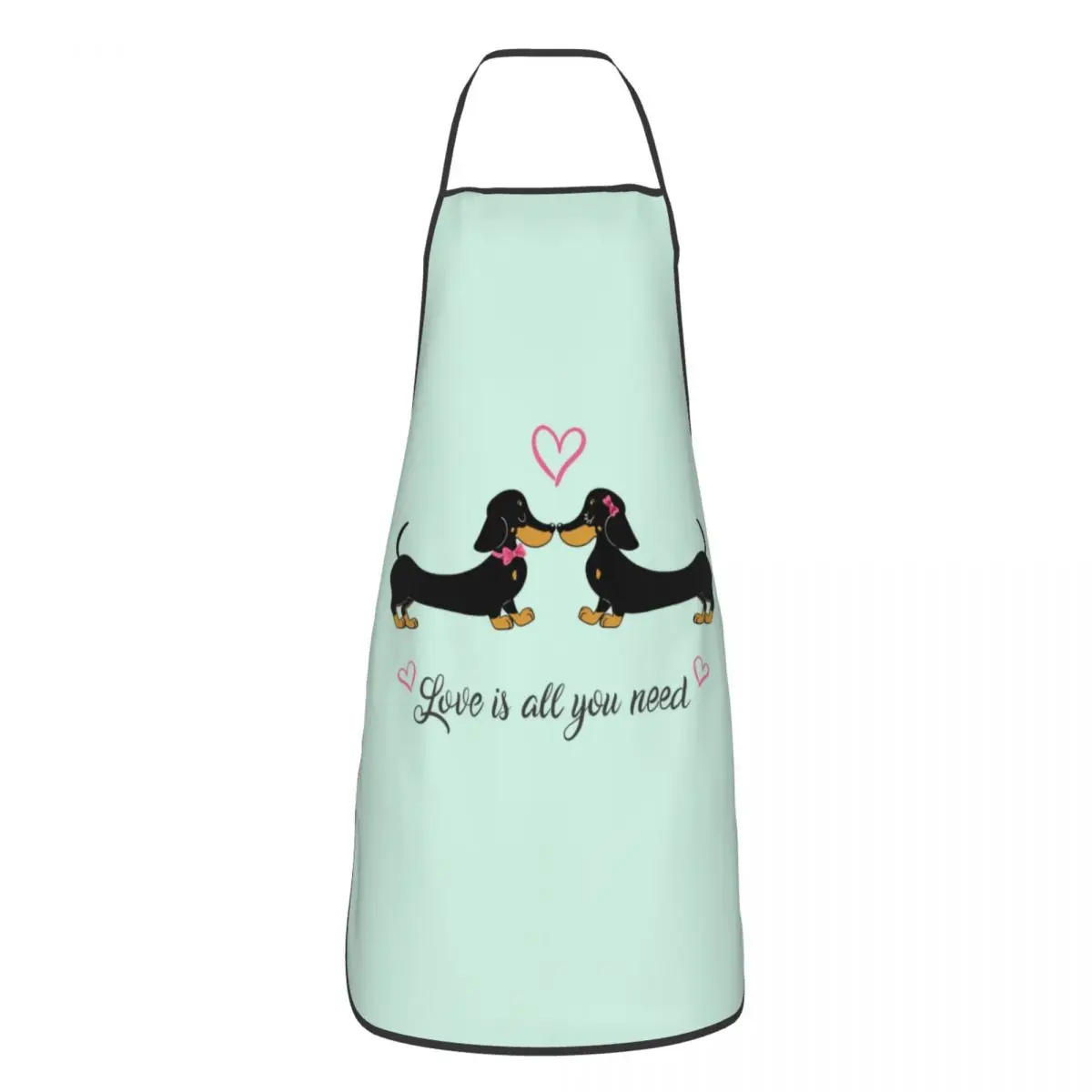 

The Dachshund Bib Apron Men Women Unisex Kitchen Chef Badger Sausage Wiener Dogs Tablier Cuisine for Cooking Baking Painting