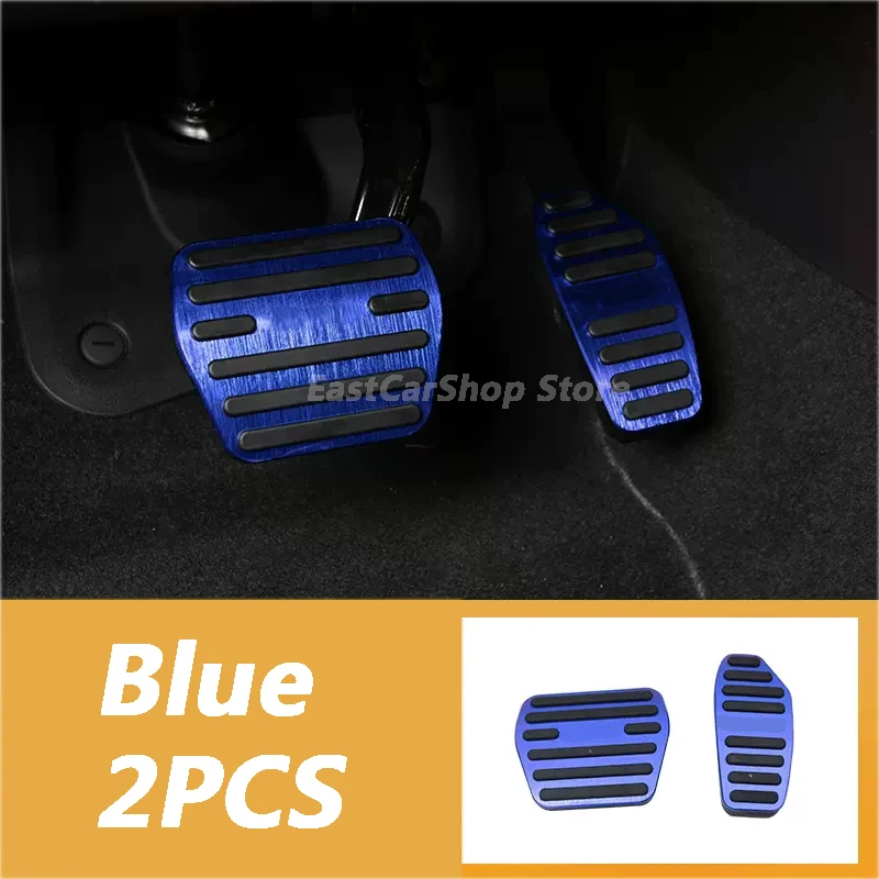 

For Mitsubishi Outlander 4 2022 2023 Car Aluminium Alloy Accelerator Gas Pedal Cover Brake Foot Rest Pedal Protection Accessory