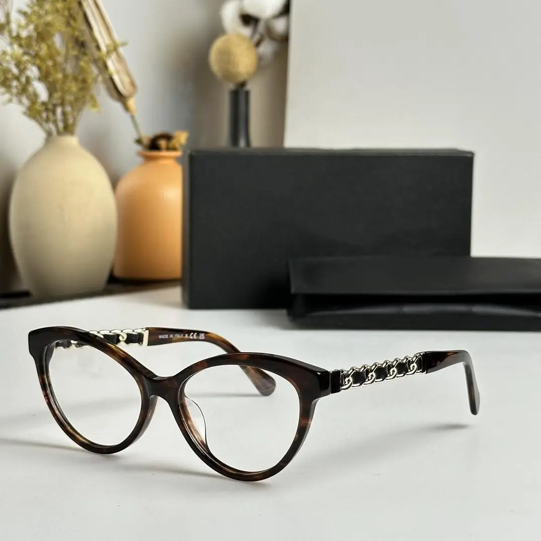 

Women's Cat Eye Prescription Eyeglass Frame Acetate Fashion Black Luxury Glasses Reading Myopia Graduation