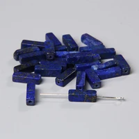 natural lapis lazuli tube stone beads cube smooth blue stone charm beads for jewelry making diy bracelet earring necklace 13x4mm
