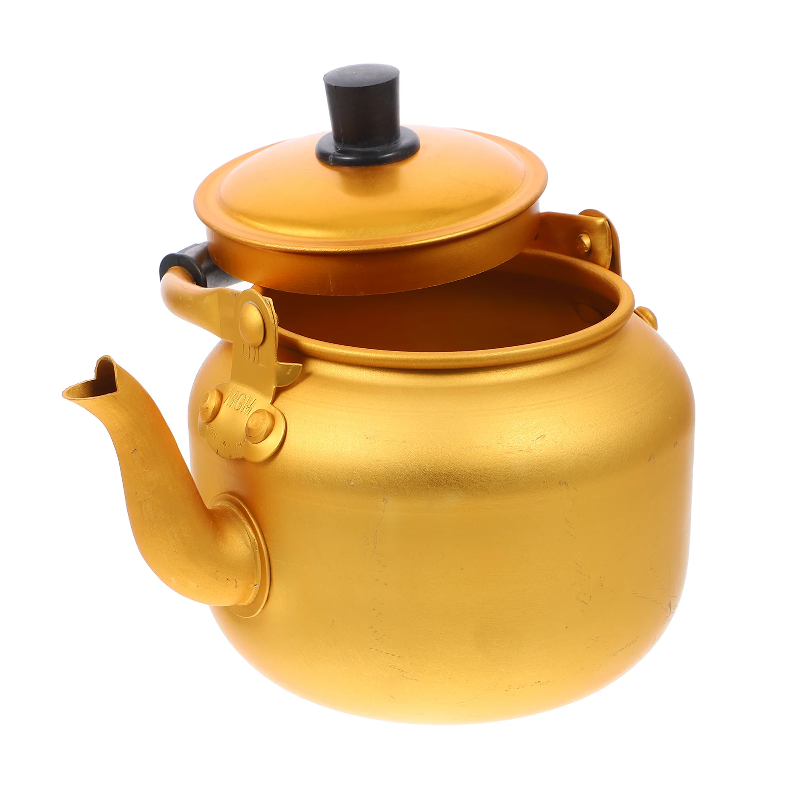 

Kettle Teapot Tea Water Coffee Pot Metal Whistling Stovetop Steel Yellow Stainlessboiling Stovealuminum Leaf Rice Loose Chinese