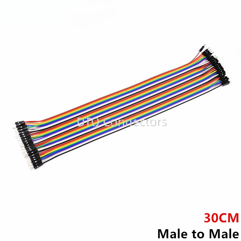 

Dupont Line 10 см 20 см 30 см 40Pin штекер-штекер + штекер-гнездо и гнездо-гнездо перемычка Кабель Dupont для Arduino DIY KIT