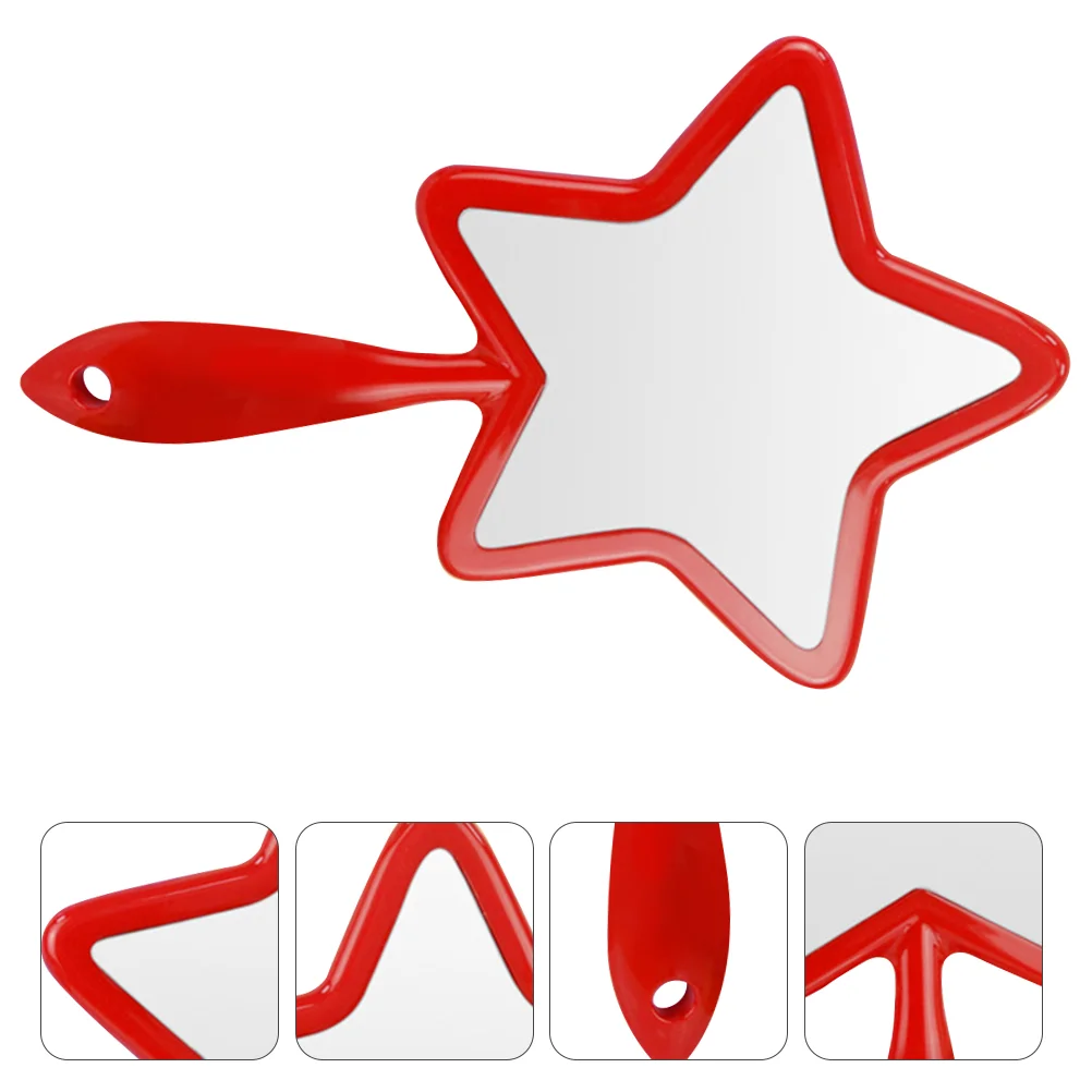 

1Pc Pentastar Modeling Handhold Mirror Makeup Mirror Portable Handhold Mirror