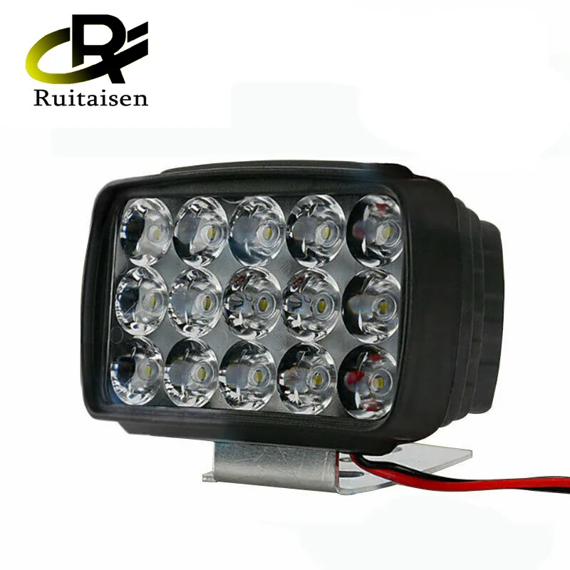 

Ruitaisen Motorcycle Light Headlight for Car Motorcycle Tractor Boat Off Road 4WD 15LED SMD Truck SUV ATV Fog Lights Lamp 12V