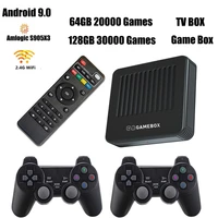 g11 game box wireless video game console for ps1psp arcade retro classic 30000 games super 4k hd wifi tv box for android 9 0