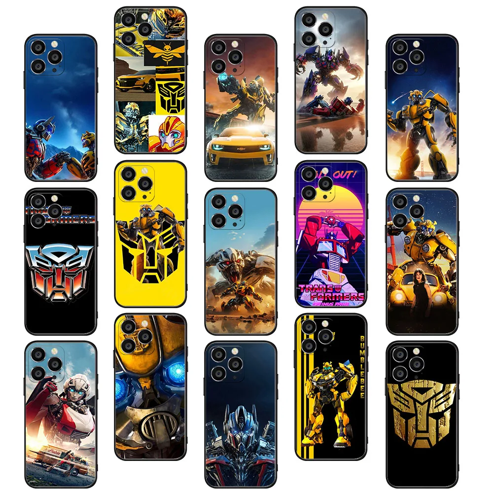 Мягкий чехол BY-6 B-Bumblebee T-трансформеры для Huawei Y5P Y7 Y7A Y9 Y9A Mate 20 Honor 7C 8X Y9S P Smart Z Prime Lite Pro