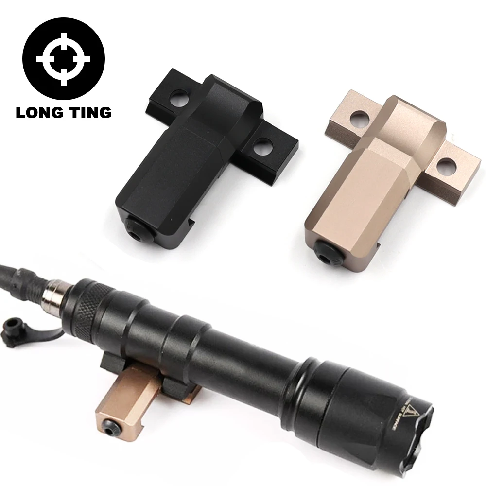 

Surefire M600 M300 лампы 90 ° Пикатинни CNC SSM лампы боковое разведывательное крепление для Gel Blaster Airsoft AEG BCM MK4 MK8 MK16 SMR SLR