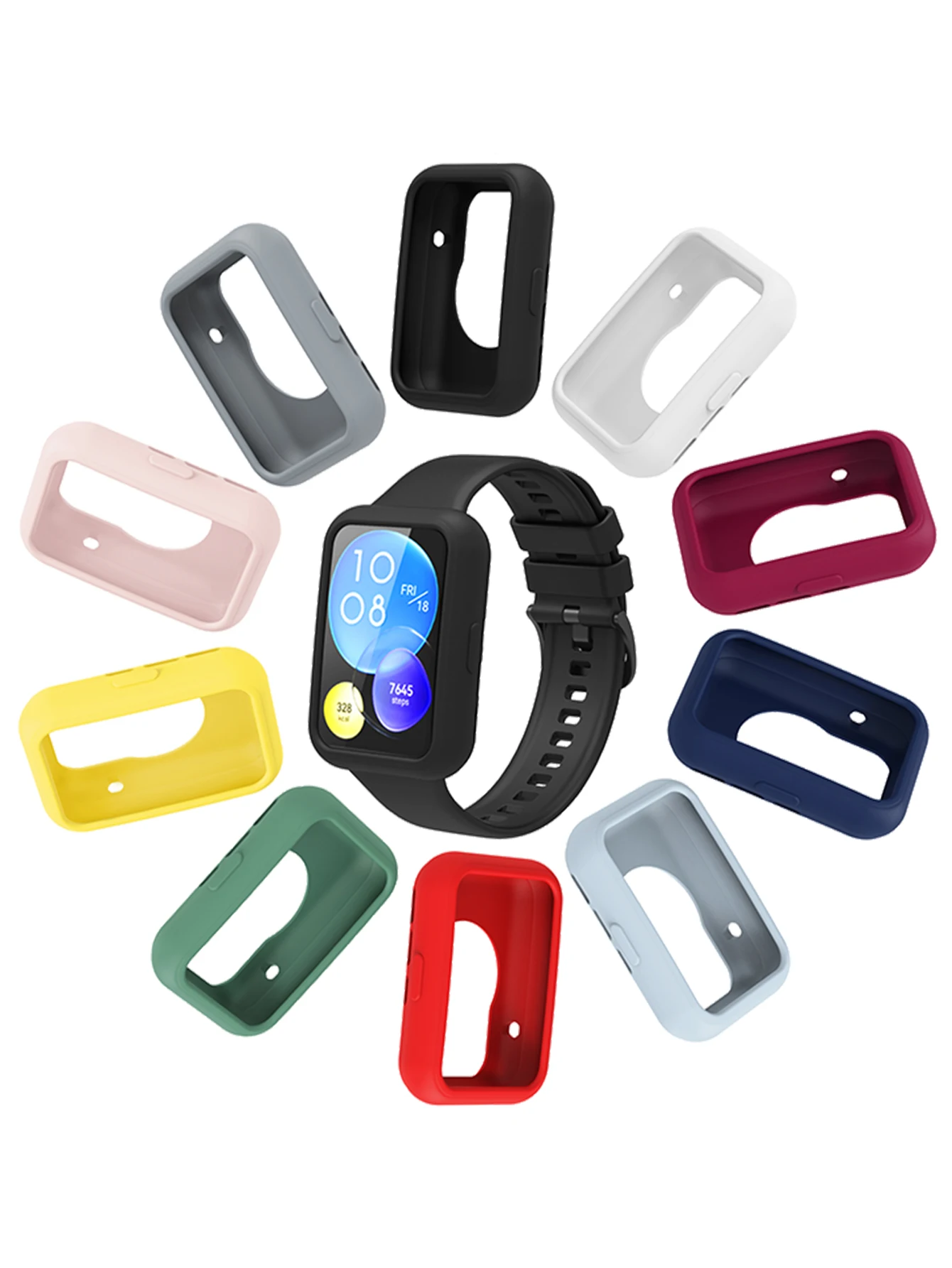 

Мягкий силиконовый ремешок для Huawei Watch fit2 46 мм, спортивный ремешок для часов Huawei watch Serise fit2, сменный Браслет для ношения, аксессуары