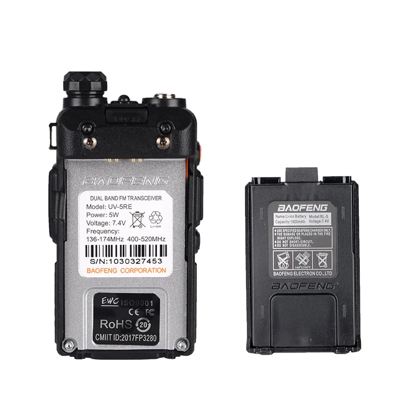 Baofeng BF-UV5R Intercom Three Generation Upgrade UV5RE Mini Handset Baofeng 5RA/5RB/5RE