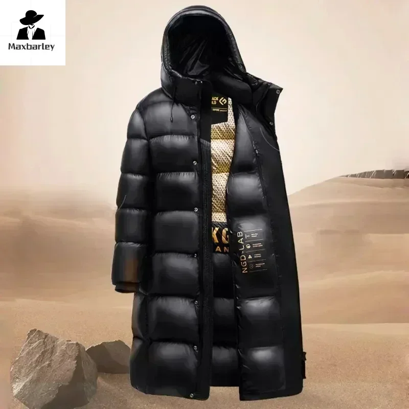 Winter Long Down Coats Women Warm Thick Puffer Jacket Female Portable Unisex Outerwear Lady Hooded Parka for 3XL