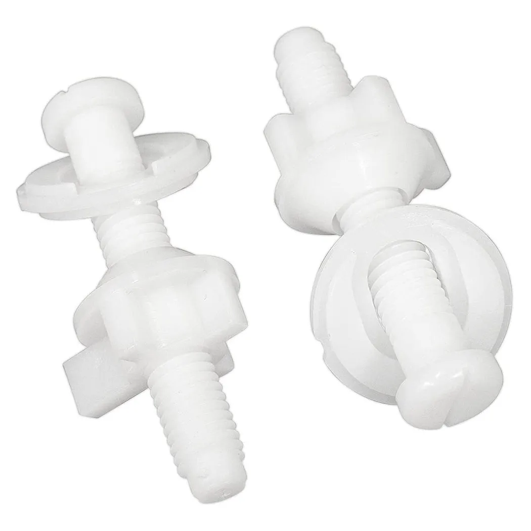 

Seat Toilet Seat Repair Screws Kit Toilet Screws 2pcs Bottom Fitting Hinges Kit Pairs Repair Replacement Brand New
