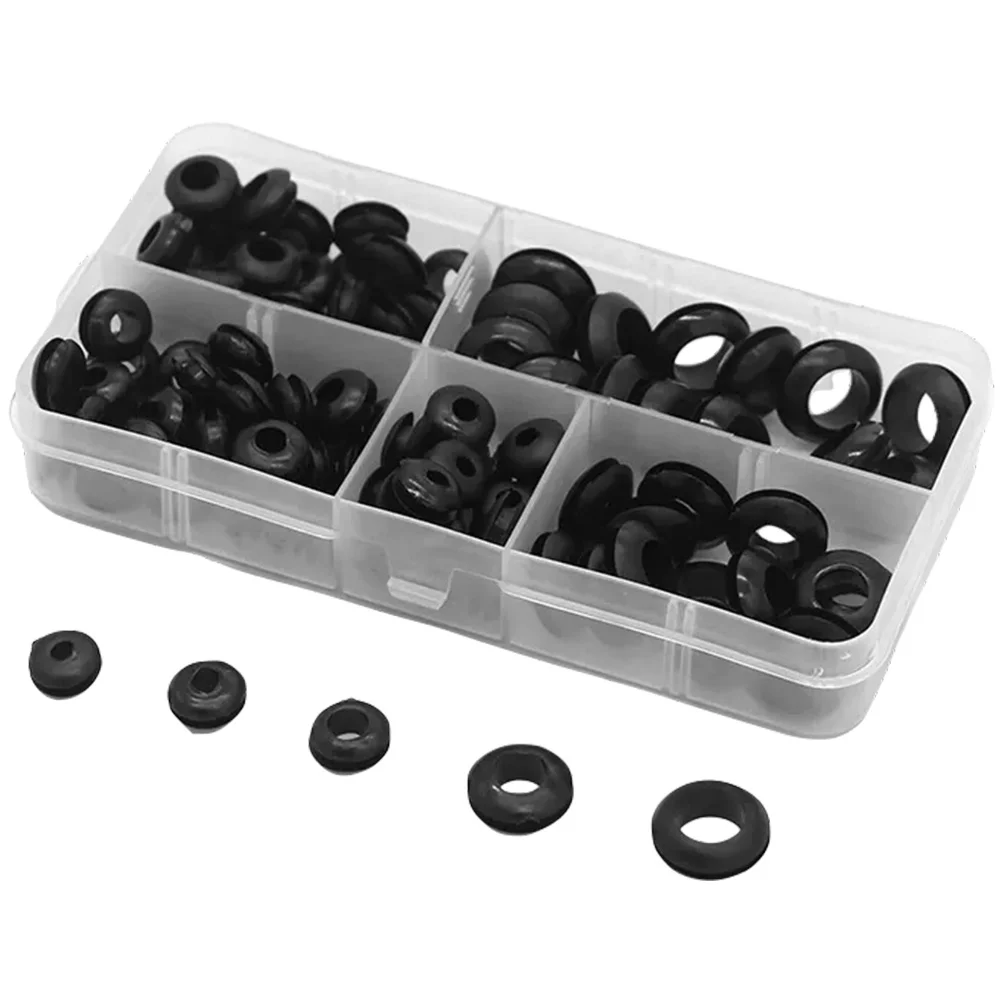 

Rubber Grommets Wire Plugs Grommet Hole Wiring Ring Holes Assortment Gasket Gaskets Plug Kit Electrical Automotive Appliance