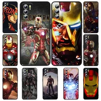marvel iron man character for oppo realme 5 6 6i 6s 7 8 8i 9i c3 c11 c21y q3s pro narzo 50a 50i master gt2 pro black phone case