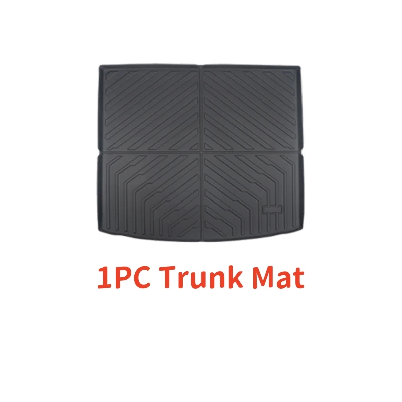 

Для LEAPMOTOR C10 LHD 2024 2025 TPE Коврики и коврик в багажник, всепогодные напольные вкладыши Коврики для спинки TPE Heavy Duty Pad