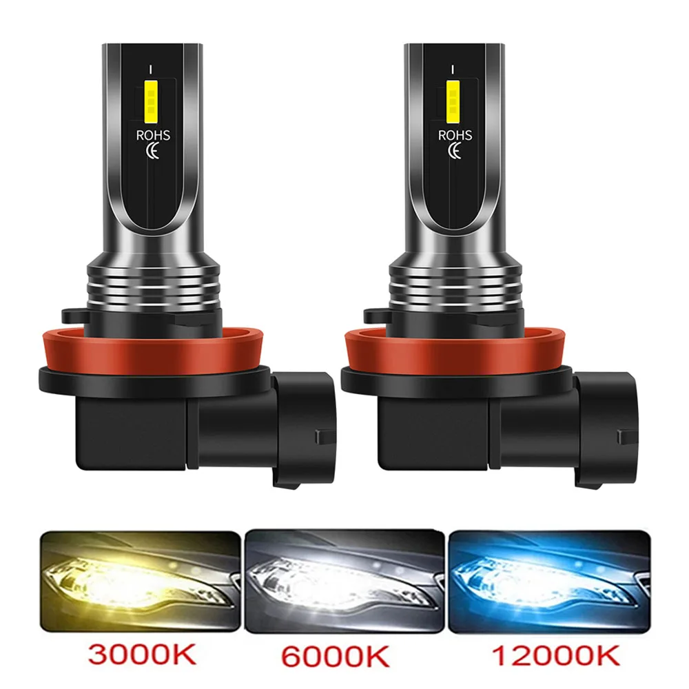 

LED H11 H4/9003/HB2 9005/HB3 9006/HB4 Car Headlights H6 Motorcycle Bulb H7 H16 3000K 6000K 12000K Fog Lights 12V 24V