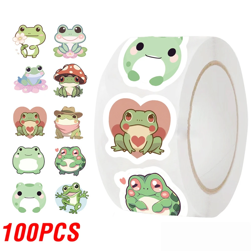 

Набор наклеек лягушки 100-500 шт