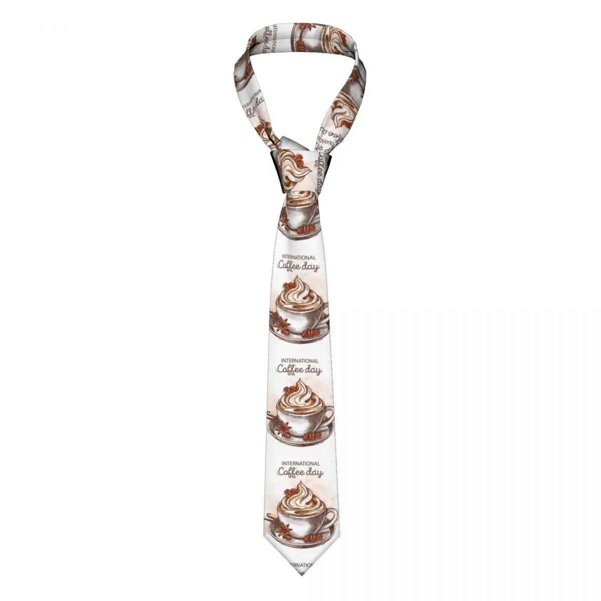 

International Day Coffee Tie For Men Women Necktie Tie Clothing Accessories
