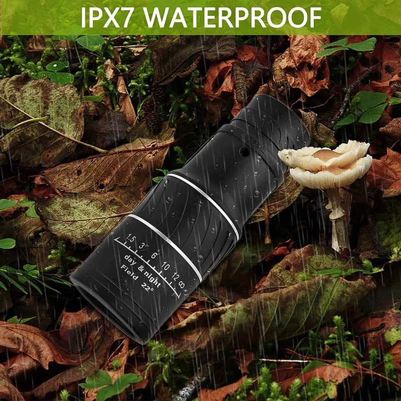 Monocular Telescope 16X52 Night Vision Optical Spyglass Monocle for Outdoor Camping Bird Watching Hunting |