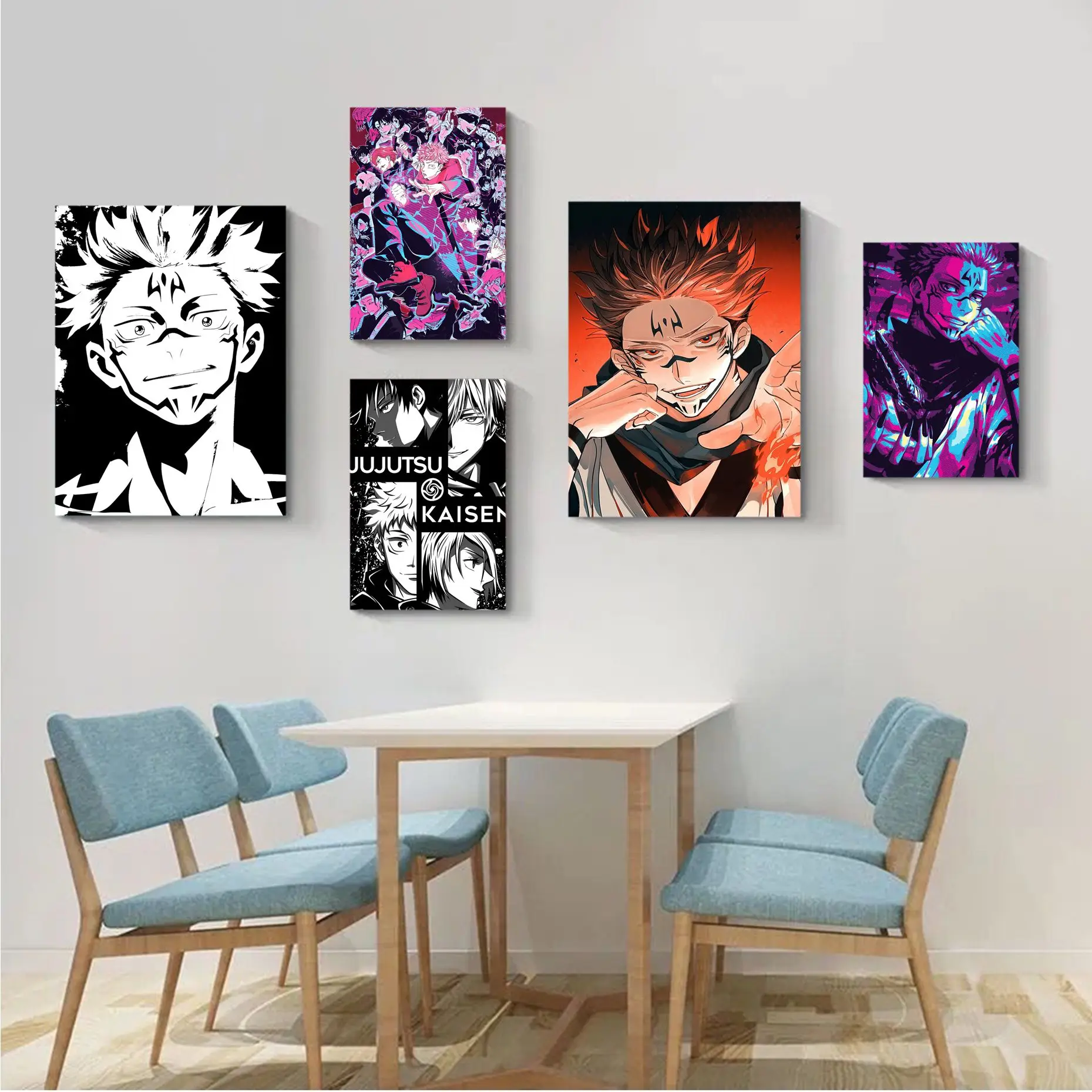 

Anime Jujutsu Kaisen Classic Vintage Posters Whitepaper Prints Posters Artwork Nordic Home Decor