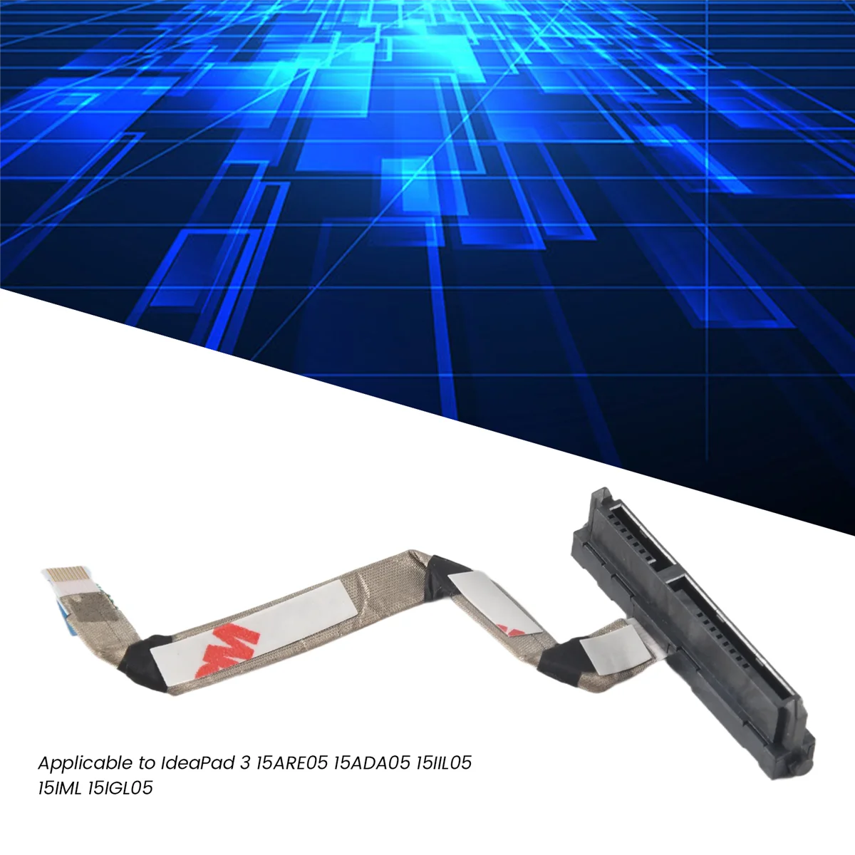 Фото Кабель жесткого диска для Lenovo IdeaPad 3 15ARE05 15ADA05 15IIL05 15IML 15IGL05 2020, соединительный кабель SATA жесткого диска для ноутбука HDD SSD №5