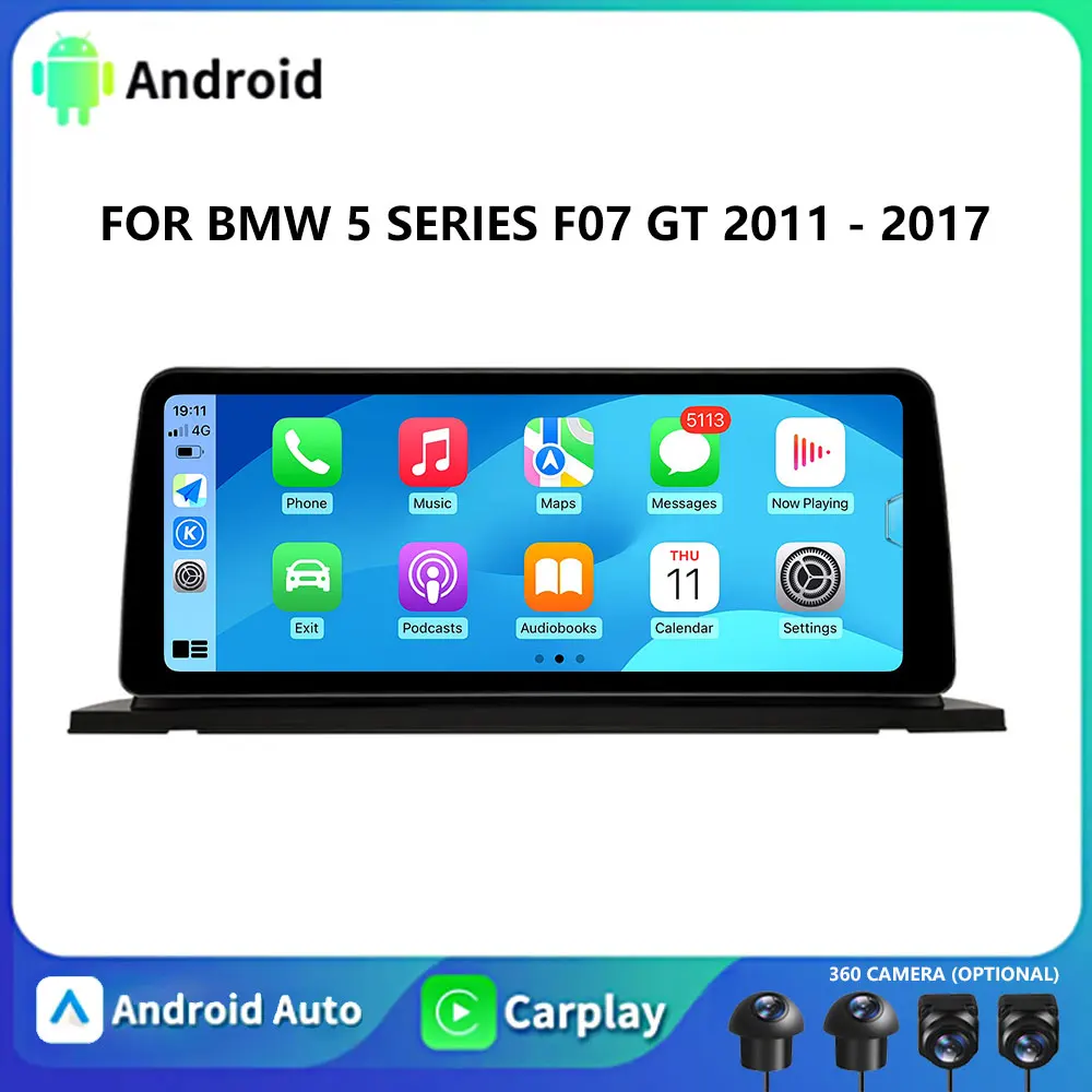 12 3 дюйма для BMW 5 серии F07 GT 2011-2017 CIC NBT система DSP стерео 4G WiFi GPS Navi Android автомобильный