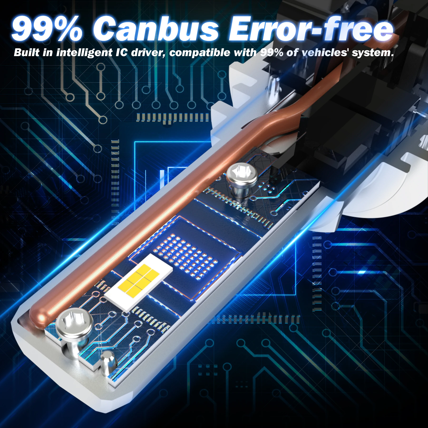 2x9005 HB3 Светодиодные фары Canbus с вентилятором 2006 лм фонарь диодами автомобильная