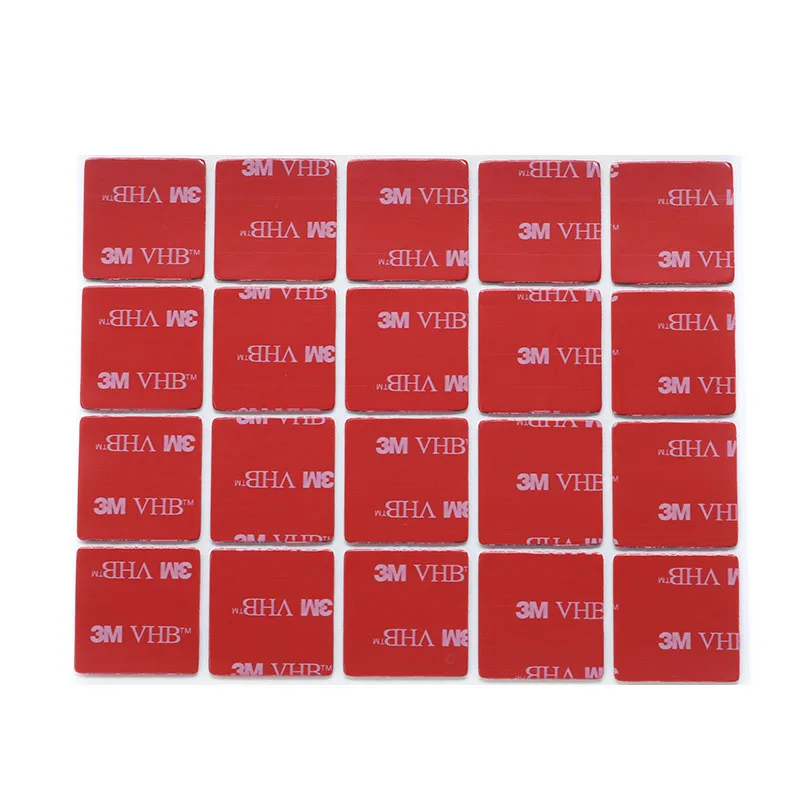 

100 шт., прочная двусторонняя клейкая серая лента для установки квадратных скотчей длиной 3 метра, 25 мм, крепление на присоске для офиса и стен