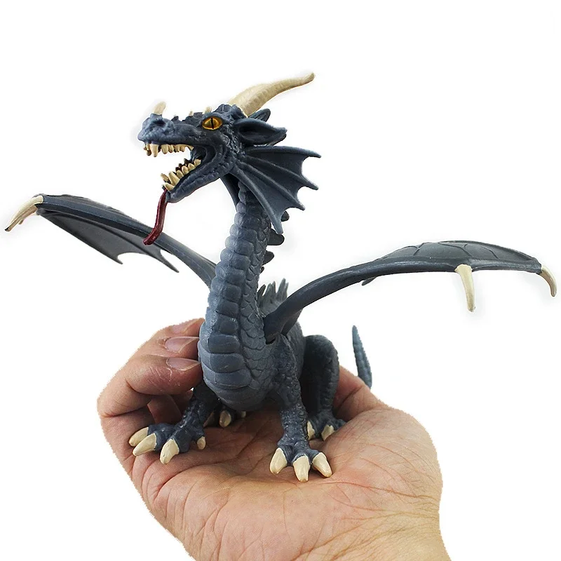 Модель синего дракона OozDec мифическое крытое настольное украшение идеальный