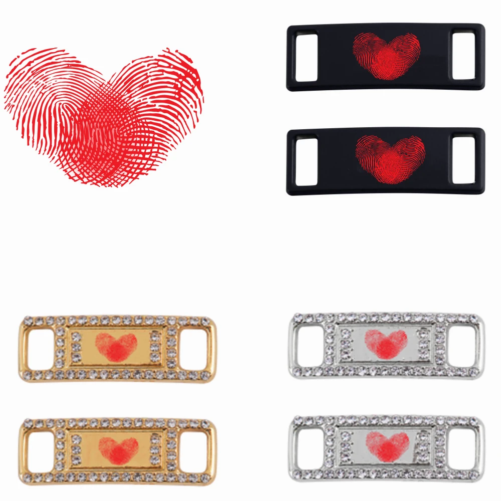 

Имитация отпечатков пальцев любовь Vow Шнурок Пряжка металлические шнурки фотошнурок замок DIY Набор кроссовок металлическая кружевная пряж...