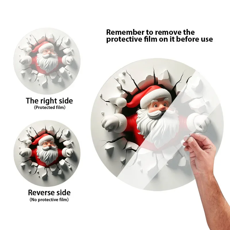 Трансграничная горячая Распродажа круглые акриловые рождественские украшения