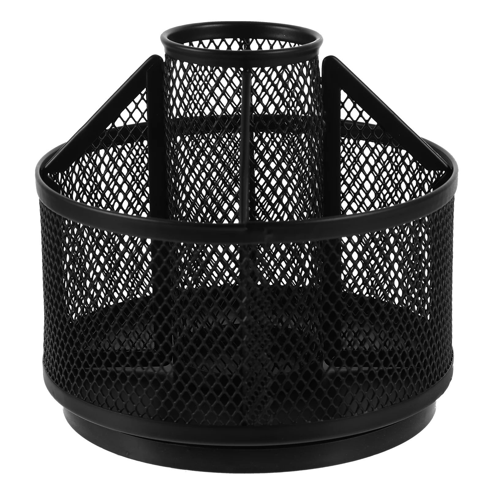 

Metal Rotating Pen Holder Stationary Organizer Makeup Brush Holder Desk Organizer