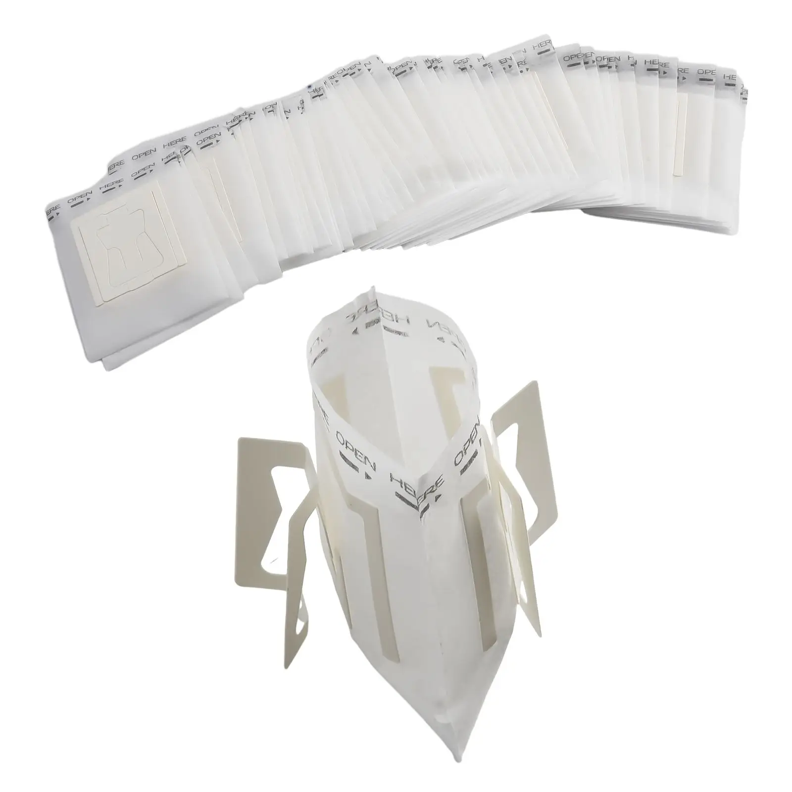 50 шт. подвесной фильтр-мешок для ушей 74x90 мм одноразовый фильтр офиса дома на