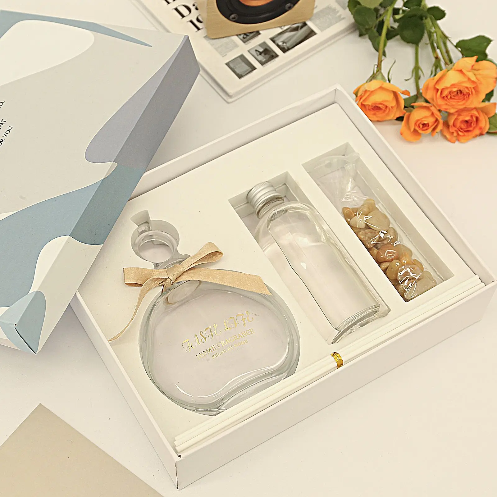 With Romantic Fragrance Hotel Bedroom Deodorization Simple Wind Diffuser Set