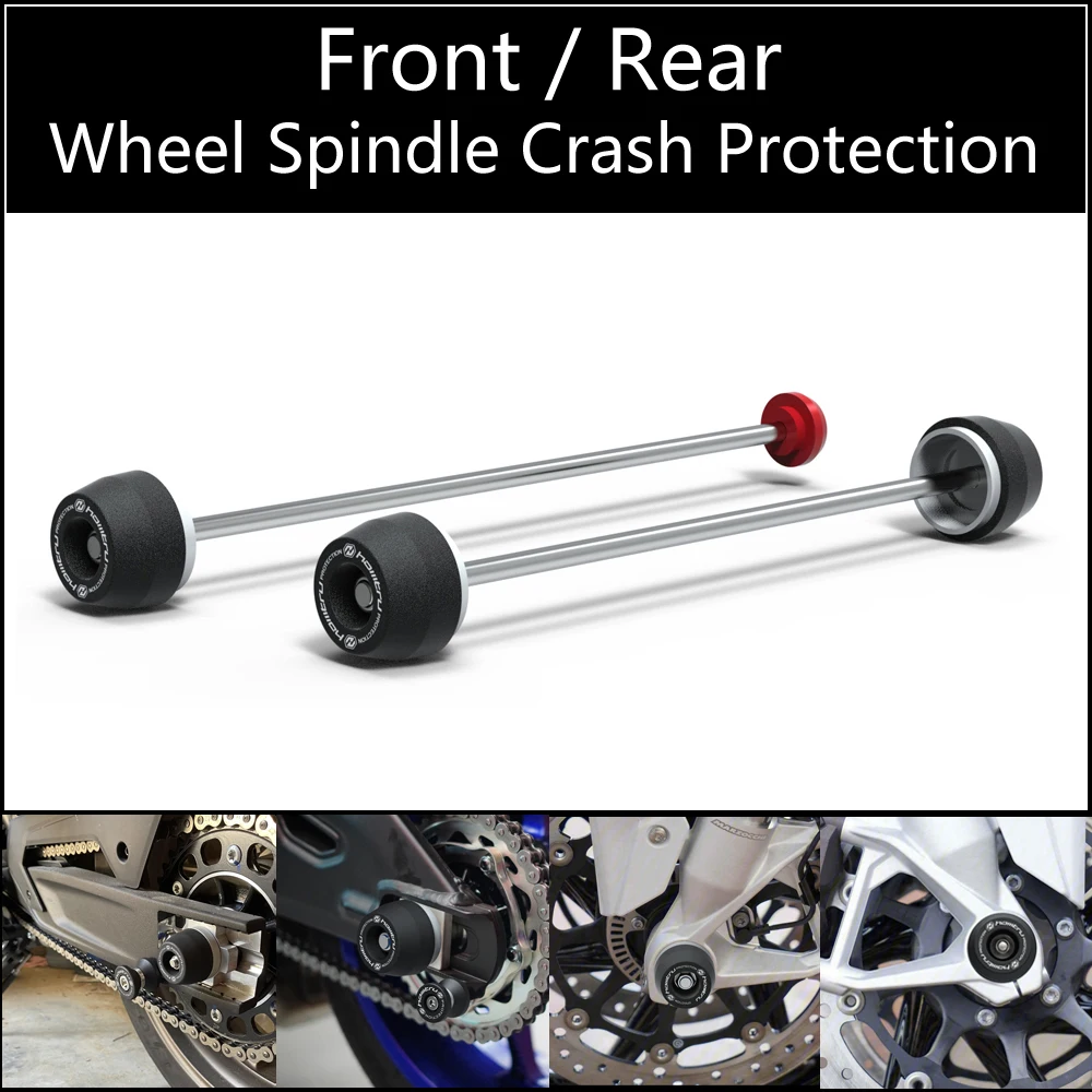 

For Aprilia RSV4/RR/RF/APRC/Factory 2009-2023 Front Rear wheel Spindle Crash Protection