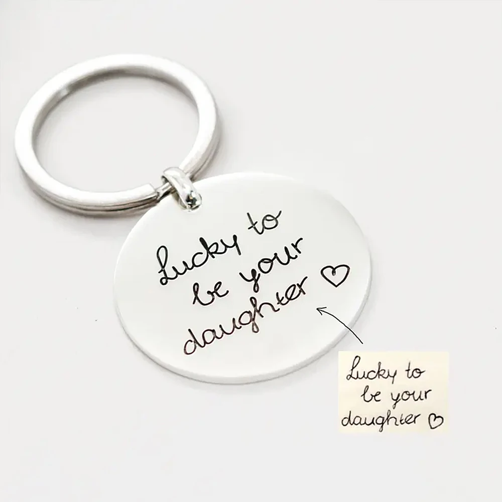 Men's And Women's Same Style Customized Key Ring Personalized Customized Photo Drawing School Bag Pendant Key Ring ChildrenGifts