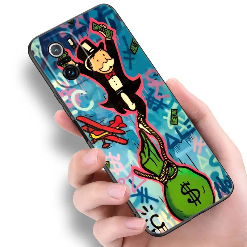 Чехол для телефона Dollar Alec Monopoly Xiaomi 10 11 13 12 Lite NE 9T 10T 11T 12T 12S 13T 14 Pro 9 SE 10i 11i 12X Civi 2 3 4 5G