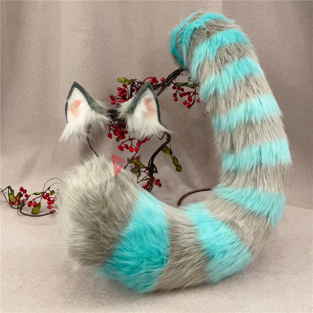 MMGG ручной работы Хэллоуин Ailurus Fulgens три Felinae розовые кошачьи уши обруч для волос