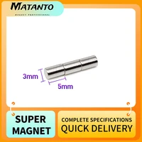 501002005001000pcs 3x5 powerful magnetic magnets disc 3mm x 5mm small round permanent neodymium magnets strong 3x5mm 35 mm
