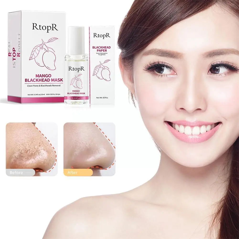 

10ml Blackhead Remover Mask Deep Cleaning Exfoliated Nasal Mask Care Mask Acne Face Face Treatment Y7R5