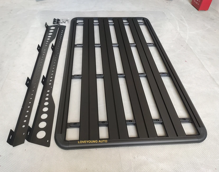 LOVEYOUNG Лидер продаж многофункциональный черный алюминиевый багажник на крышу