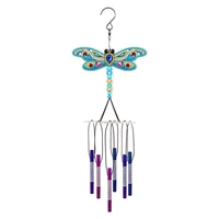diy wind chime kit hanging diamond painting sun catcher for home garden outdoor decoration