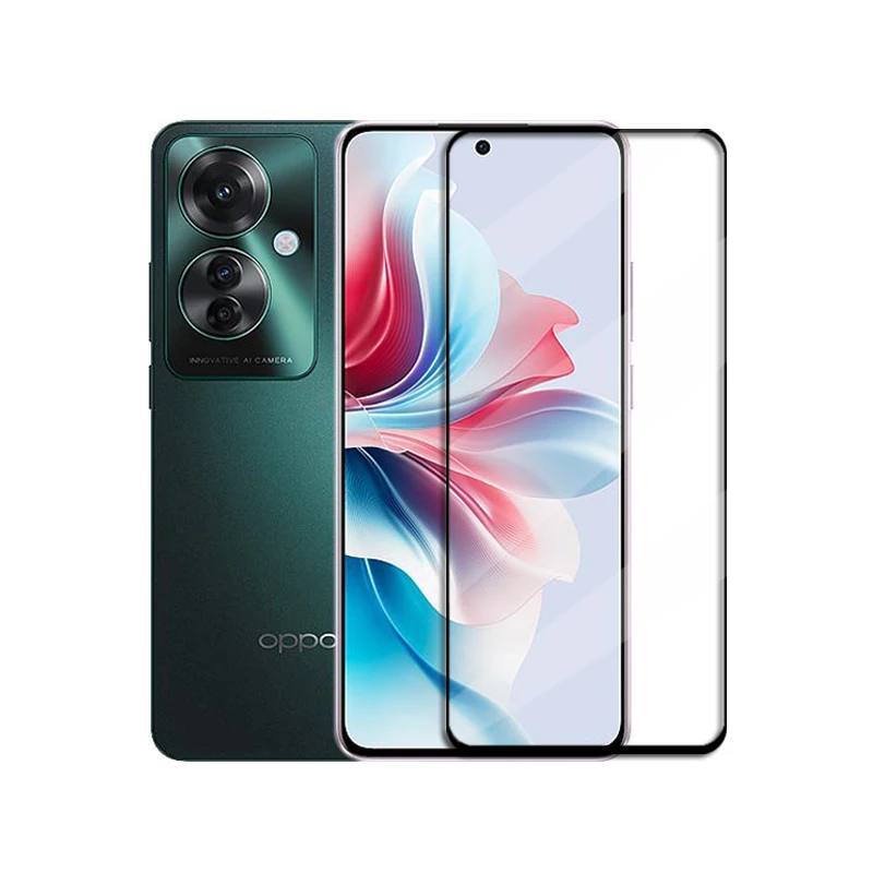 6 в 1 полное покрытие стекло для OPPO Reno11 F закаленное защита экрана HD защитная