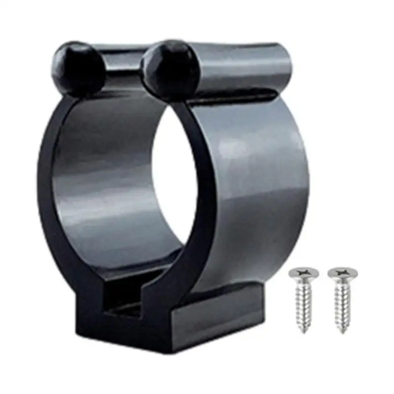 

17mm 24 mm Nylon Portable Fishing Rod Clips Plastic Club Positioning Clamps Holder Accessories Wall Mounted Fishing Rod Rack