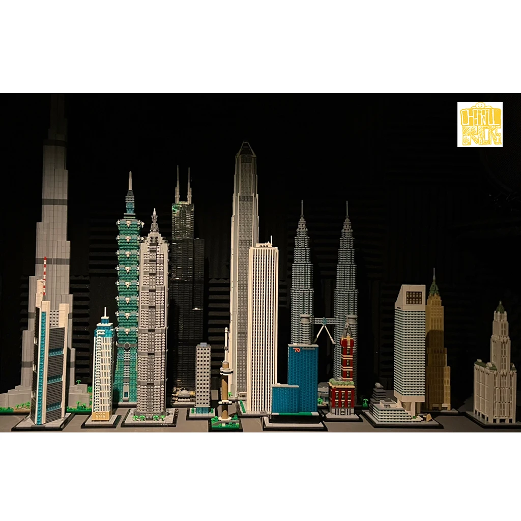 Справочный международный финансовый центр 1:800 модель с PDF-рисунком строительные