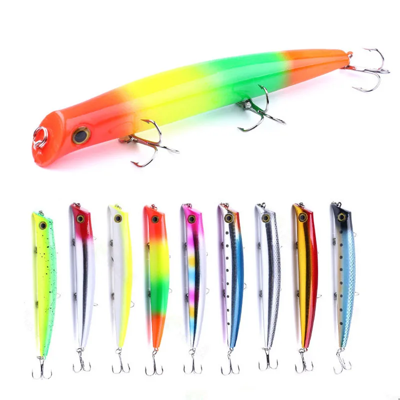 

1PCS Popper Fishing Lure Weigths 17g 12cm Topwater Wobbler Accessories Artificial Bait Goods Floating Wobblers Fish Tackle