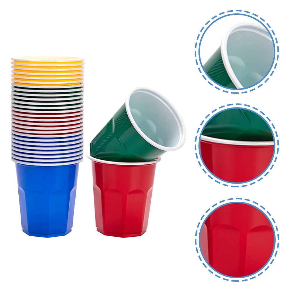 

100 Pcs Disposable Cup Beer Accessory Convenient Beverage Household Espresso Cups Water Party Bar Juice Pp Daily Plastic Mugs